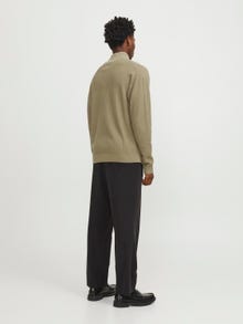 Jack & Jones Vienspalvis Pusės užtrauktuko šuoliui -Aloe - 12253684