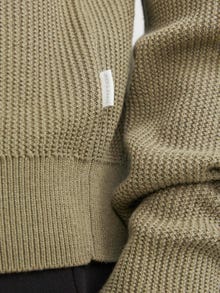 Jack & Jones Vienspalvis Pusės užtrauktuko šuoliui -Aloe - 12253684