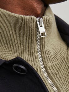 Jack & Jones Vienspalvis Pusės užtrauktuko šuoliui -Aloe - 12253684