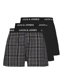 Jack & Jones 3-balení Boxerky -Black - 12253686