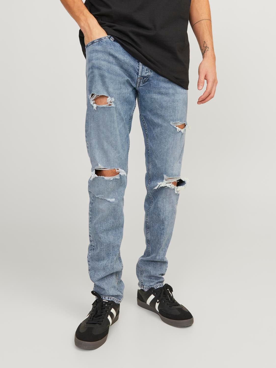 Men Ripped Frayed Jeans | SHEIN USA