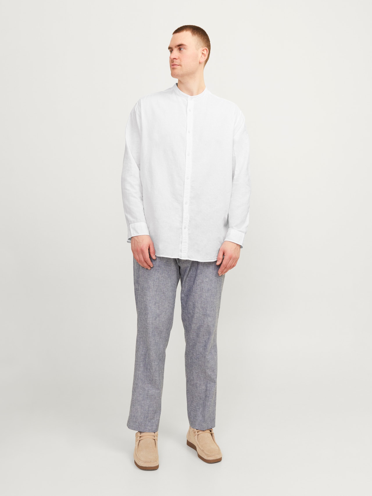 Jack & Jones Plus Size Camicia Slim Fit -White - 12253718