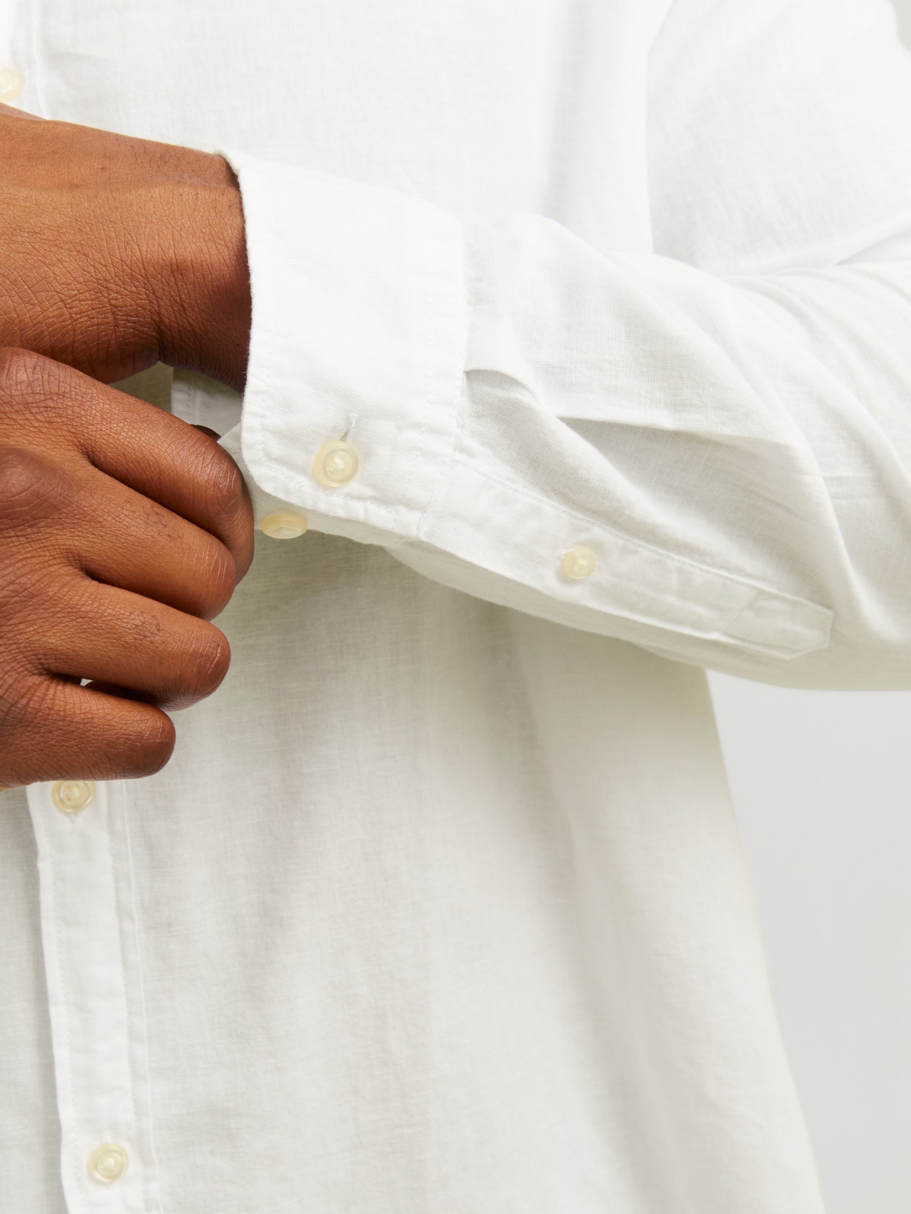 Jack & Jones Plus Size Slim Fit Skjorta -White - 12253720