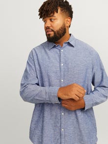 Jack & Jones Plus Size Slim Fit Overhemd -Faded Denim - 12253720