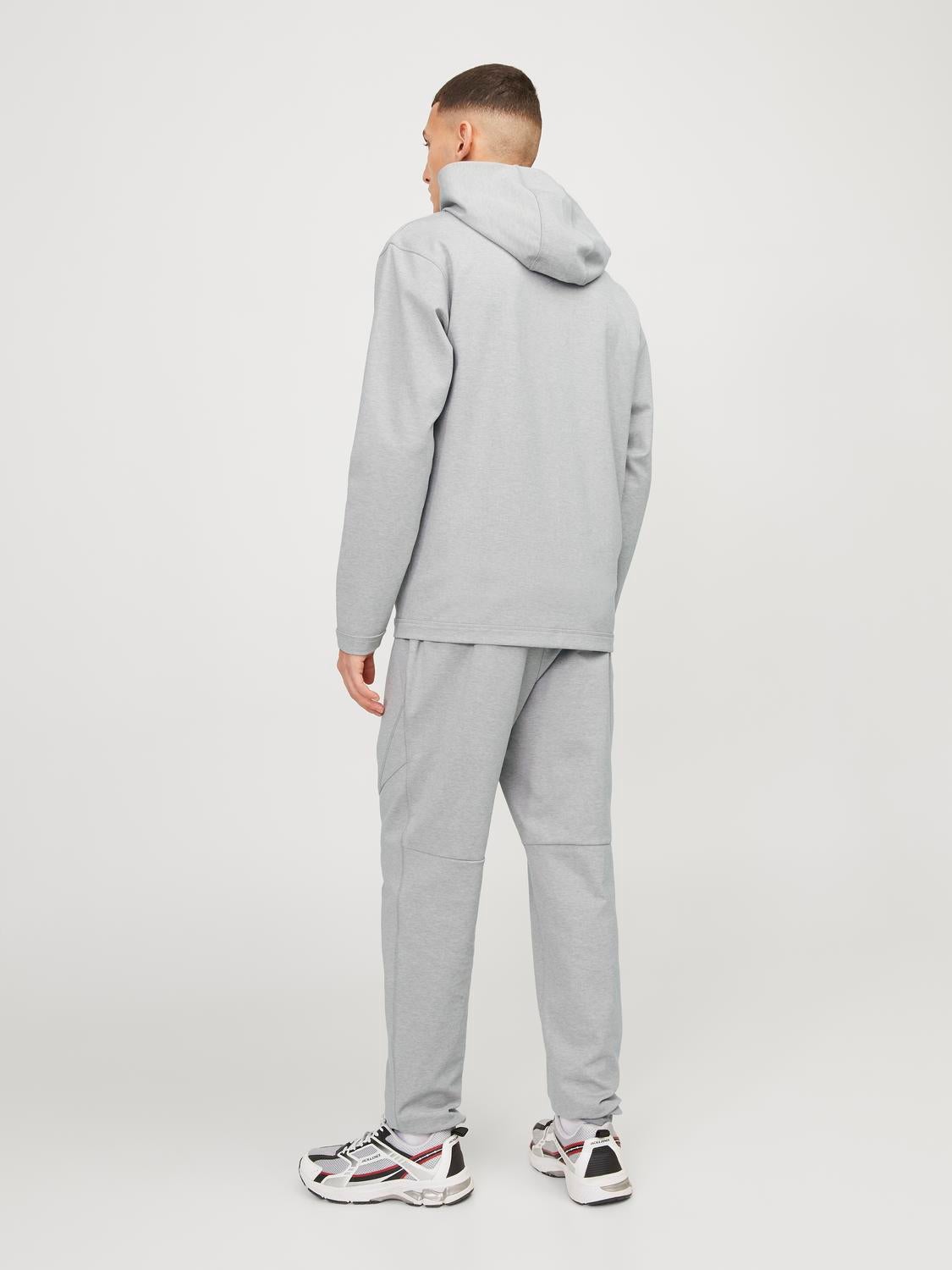 Slim fit sale grey tracksuit