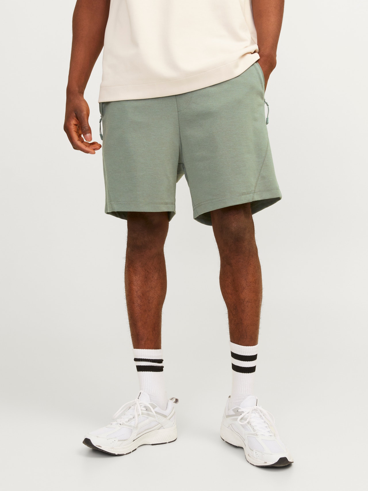 Jack & Jones Regular Fit Sweat-Shorts -Agave Green - 12253729
