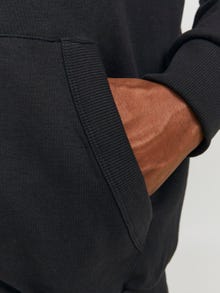 Jack & Jones Plus Size Gładki Bluza zapinana na zamek -Black - 12253745