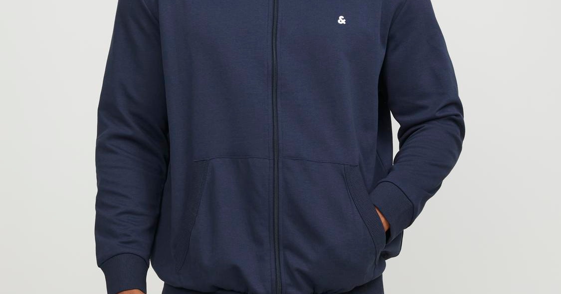 Bleu - Sweat-shirt à capuche zippé Weird Fish Chicoa Classic Bleu - Sweat-shirt à capuche zippé Weird Fish Chicoa Classic