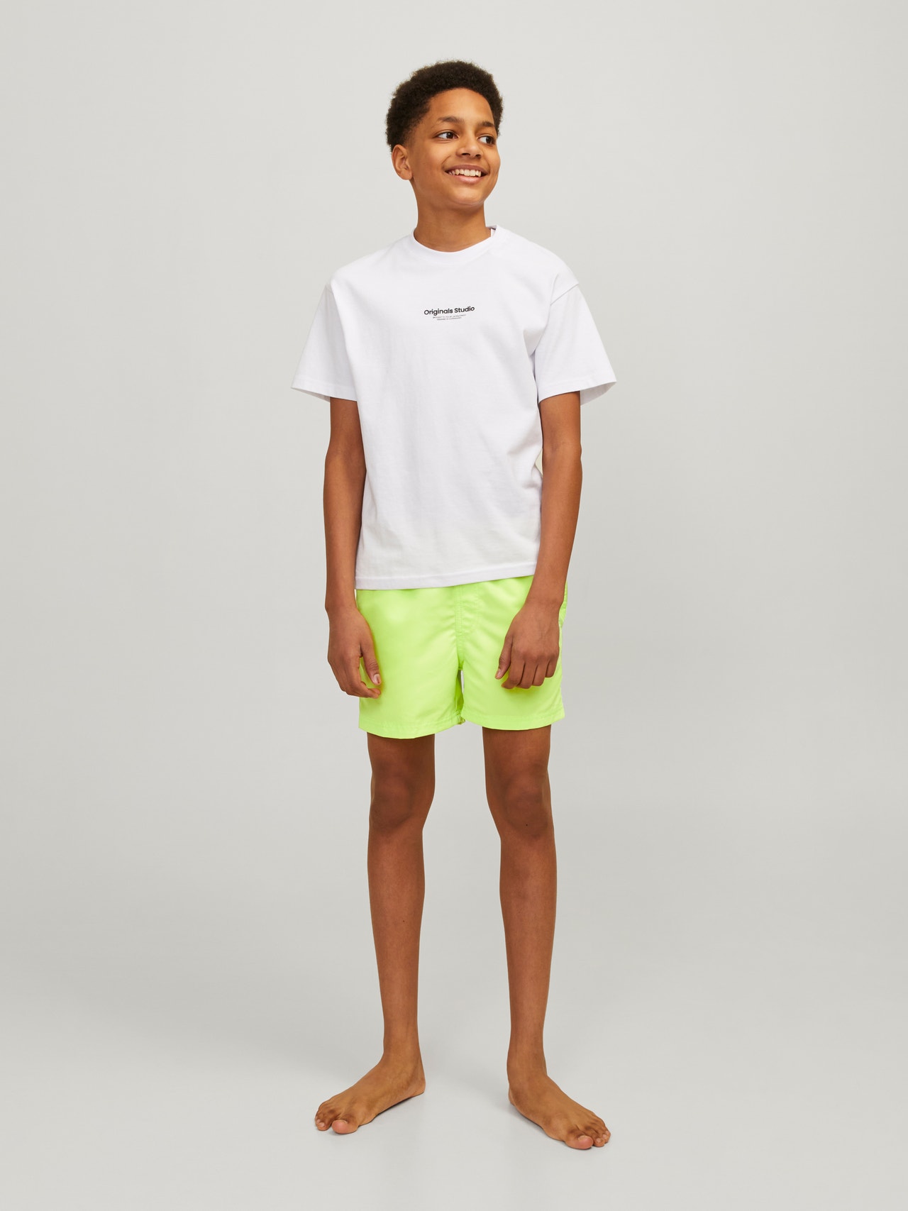 Jack & Jones Regular Fit Badehose Für jungs -Wild Lime - 12253748