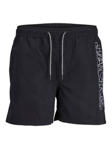 Jack & Jones Regular Fit Badehose Für jungs -Black - 12253748