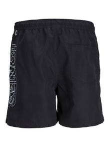 Jack & Jones Regular Fit Swim shorts For boys -Black - 12253748