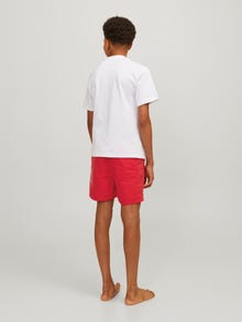 Jack & Jones Regular Fit Badeshorts Til drenge -True Red - 12253748