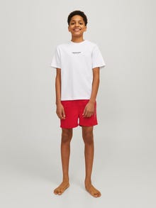 Jack & Jones Regular Fit Swim shorts For boys -True Red - 12253748