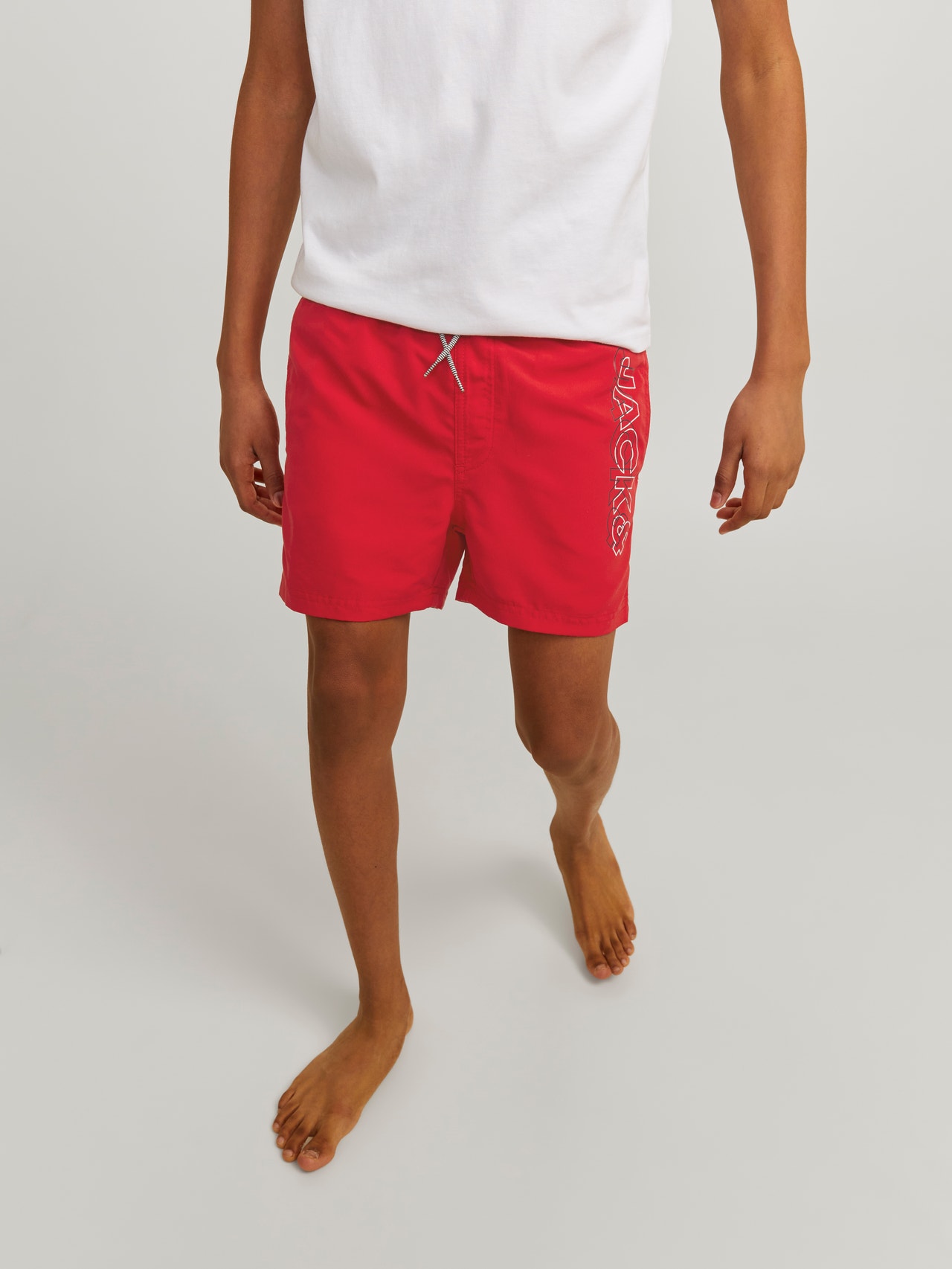 Jack & Jones Poikien Regular Fit Uimashortsit -True Red - 12253748