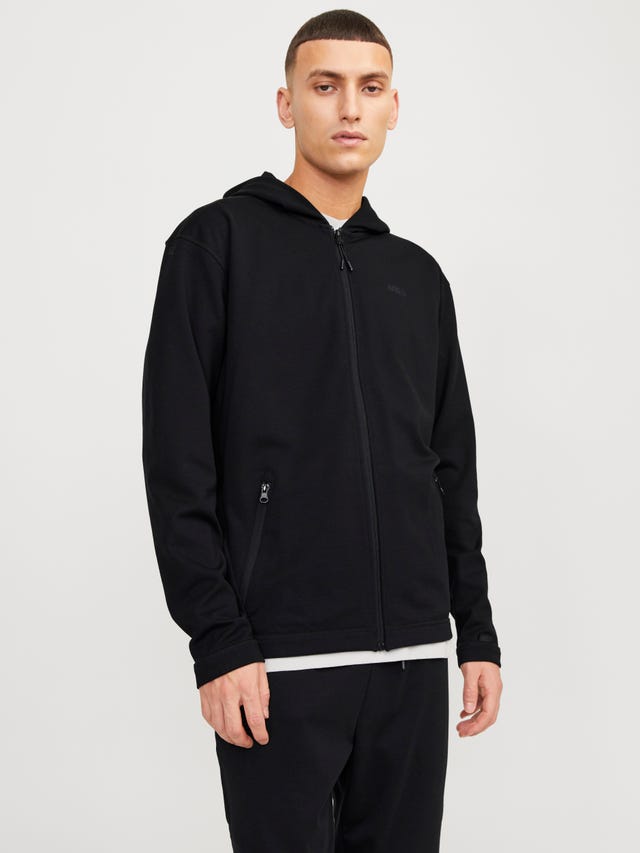 Jack & Jones Sima Cipzáras Kapucnis Pulóver - 12253764