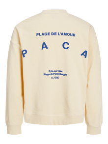 Jack & Jones Sweat-shirt Imprimé -Buttercream - 12253776
