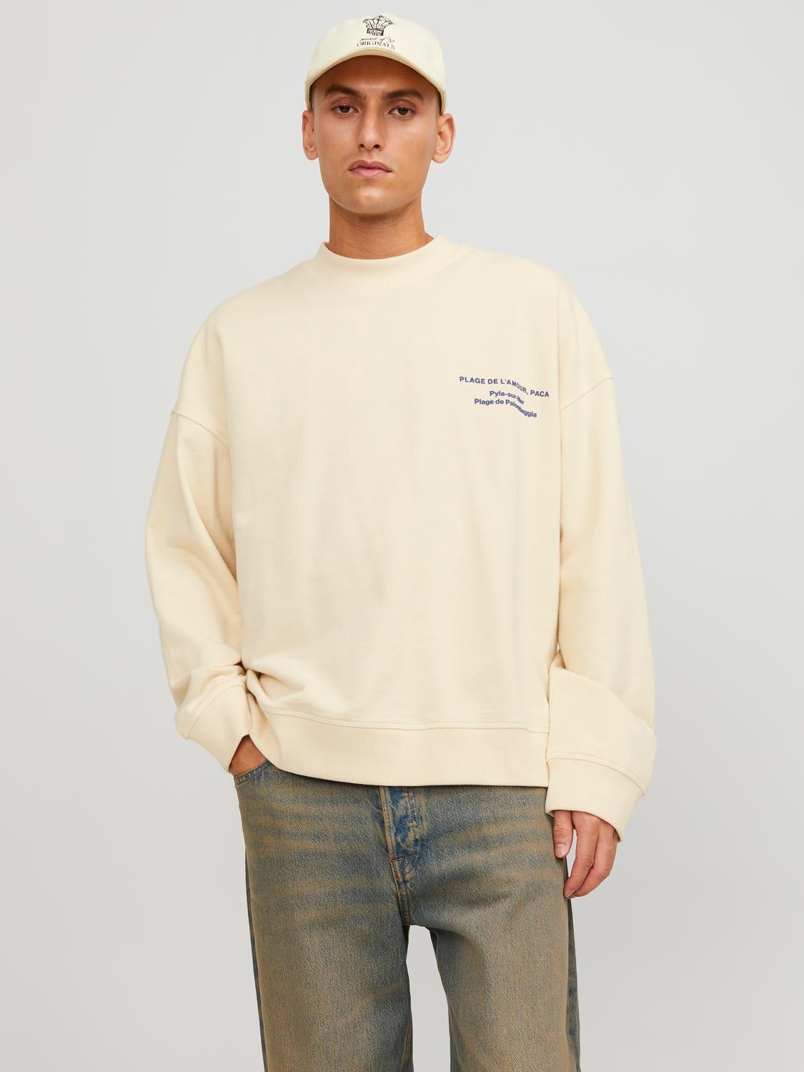 Gedruckt Sweatshirt