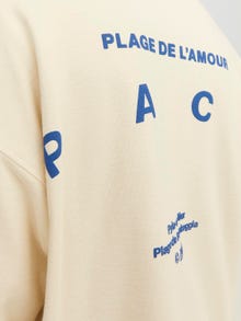 Jack & Jones Sweat-shirt Imprimé -Buttercream - 12253776