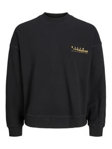 Jack & Jones Bedrukt Sweatshirt met ronde hals -Black - 12253776