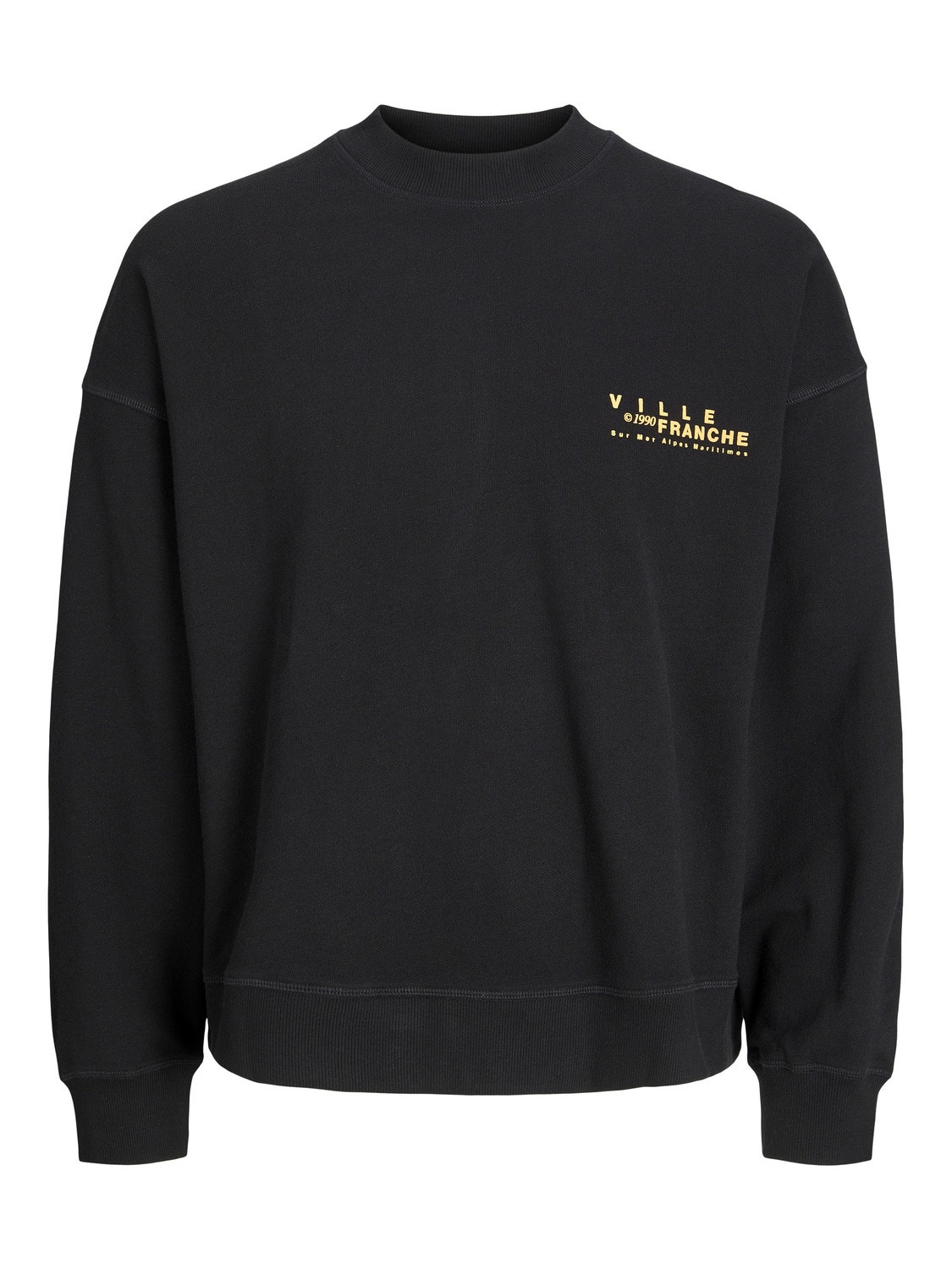 Jack & Jones Bedrukt Sweatshirt met ronde hals -Black - 12253776