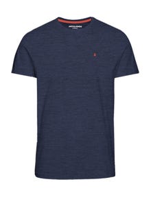 Jack & Jones Plus Size Effen T-shirt -Denim Blue - 12253778
