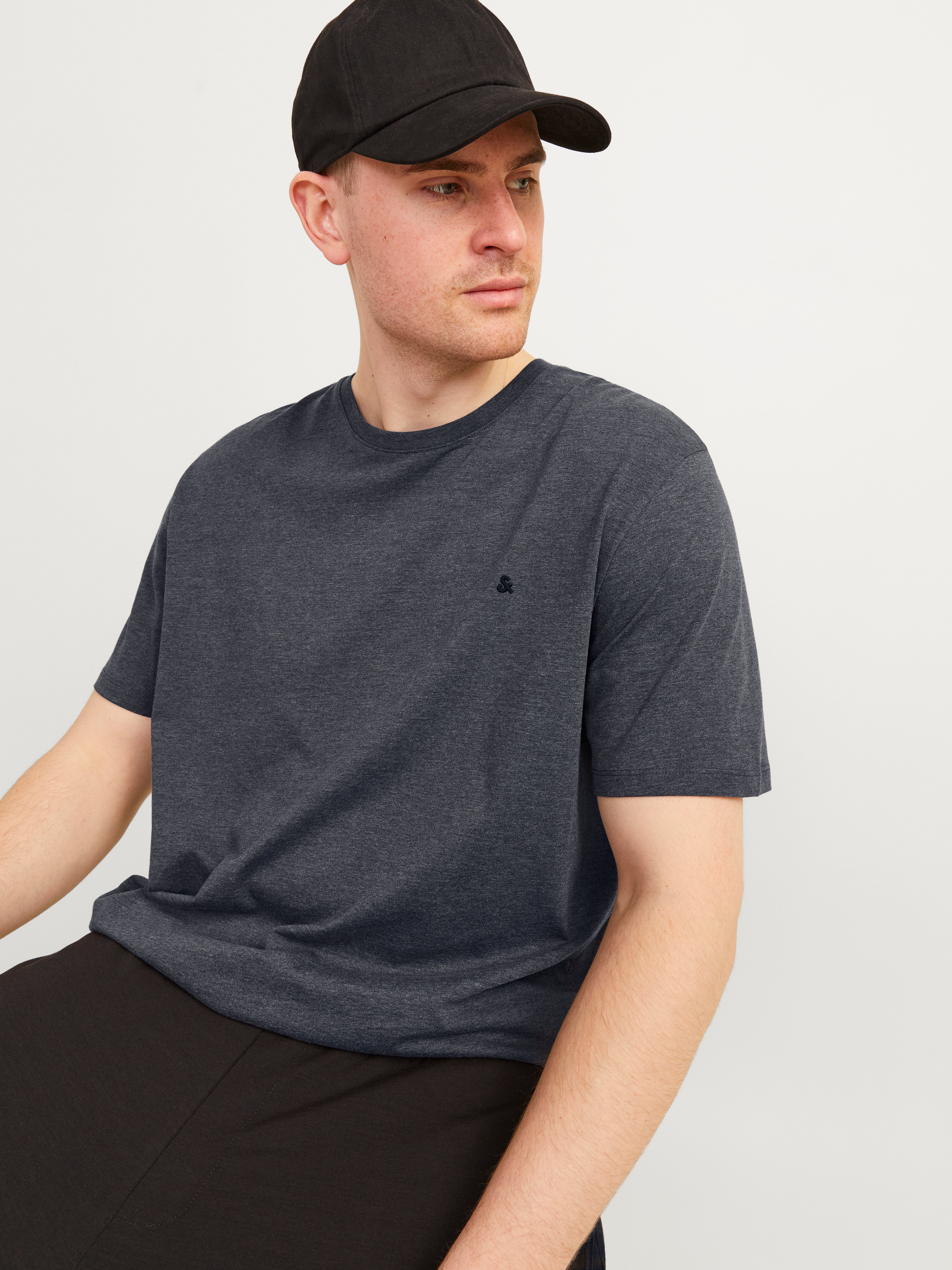 Jack & Jones Plus Size Plain T-shirt - 12253778