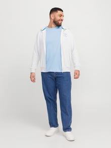 Jack & Jones Plus Size Plain T-shirt -Chambray Blue - 12253778