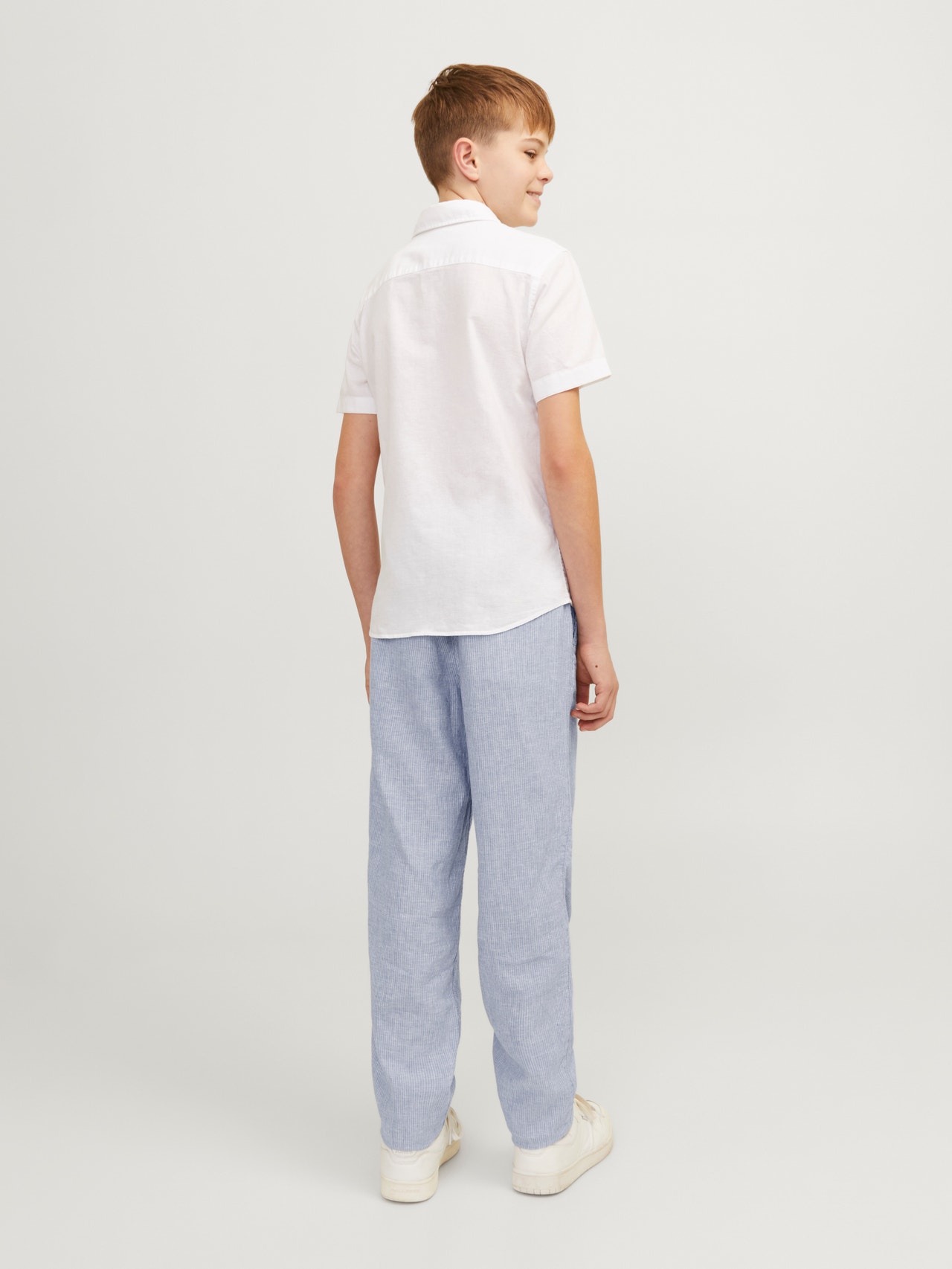 Jack & Jones Wide fit nadrág Ifjúsági -Ensign Blue - 12253780