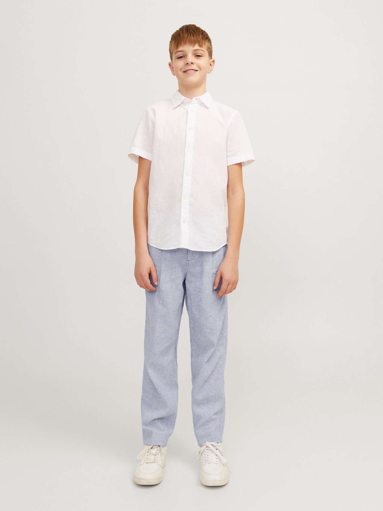 Jack & Jones Wide fit trousers For boys -Ensign Blue - 12253780
