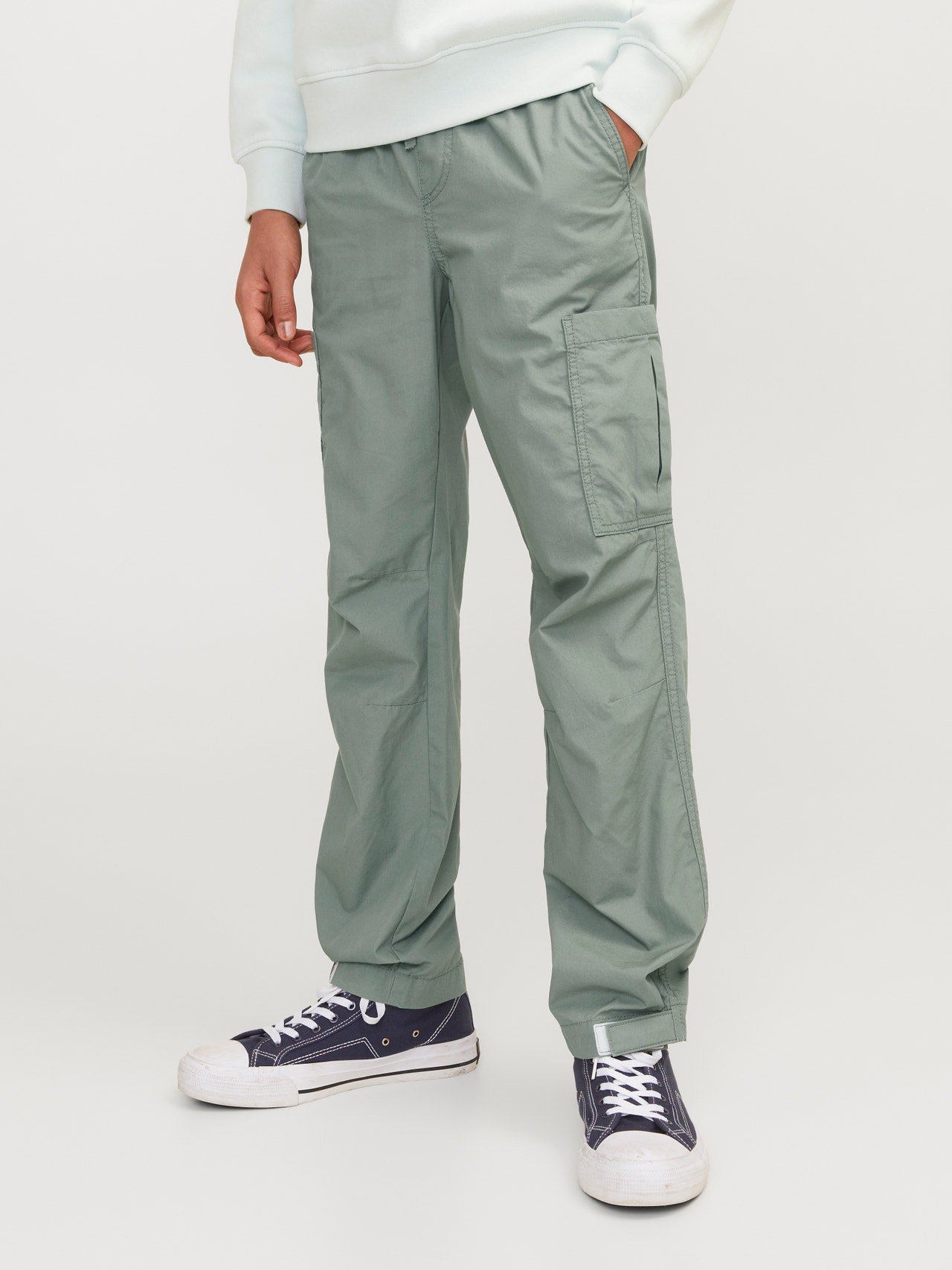 Jack & Jones Ejtőernyős nadrág Ifjúsági -Agave Green - 12253781