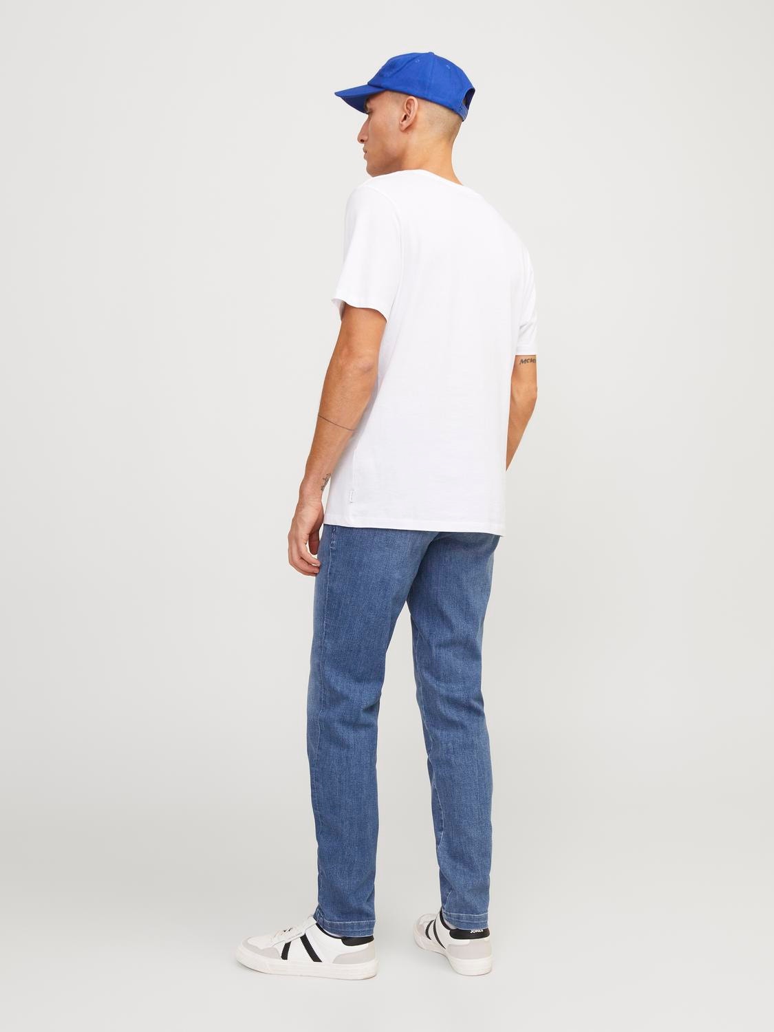 Jack & Jones JJIMARCO JJFURY AM 821 Slim fit Džinsai -Blue Denim - 12253831