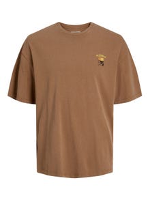 Jack & Jones Printed Crew neck T-shirt -Thrush - 12253844