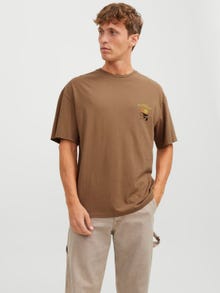 Jack & Jones Gedruckt Rundhals T-shirt -Thrush - 12253844