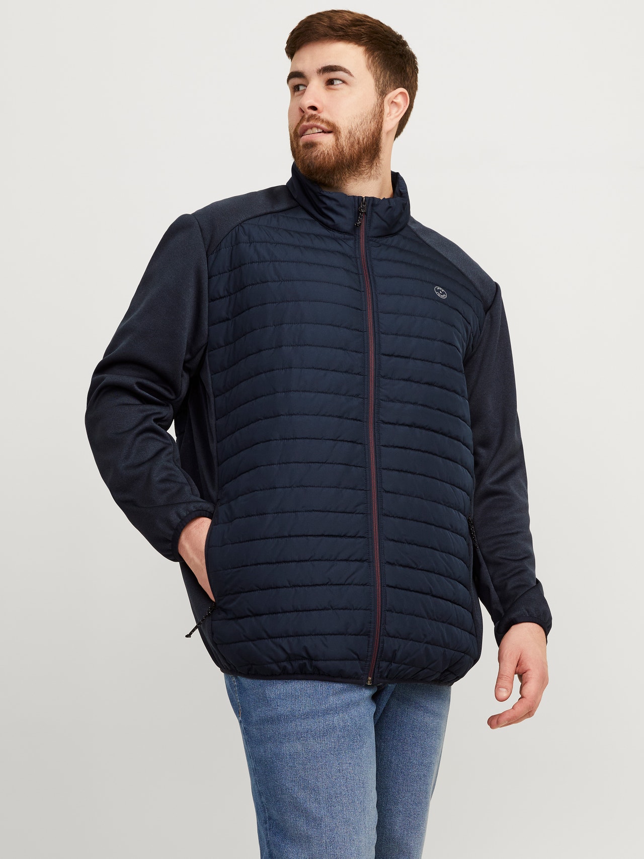 Jack & Jones Plus Size Hybrid jacket -Navy Blazer - 12253852