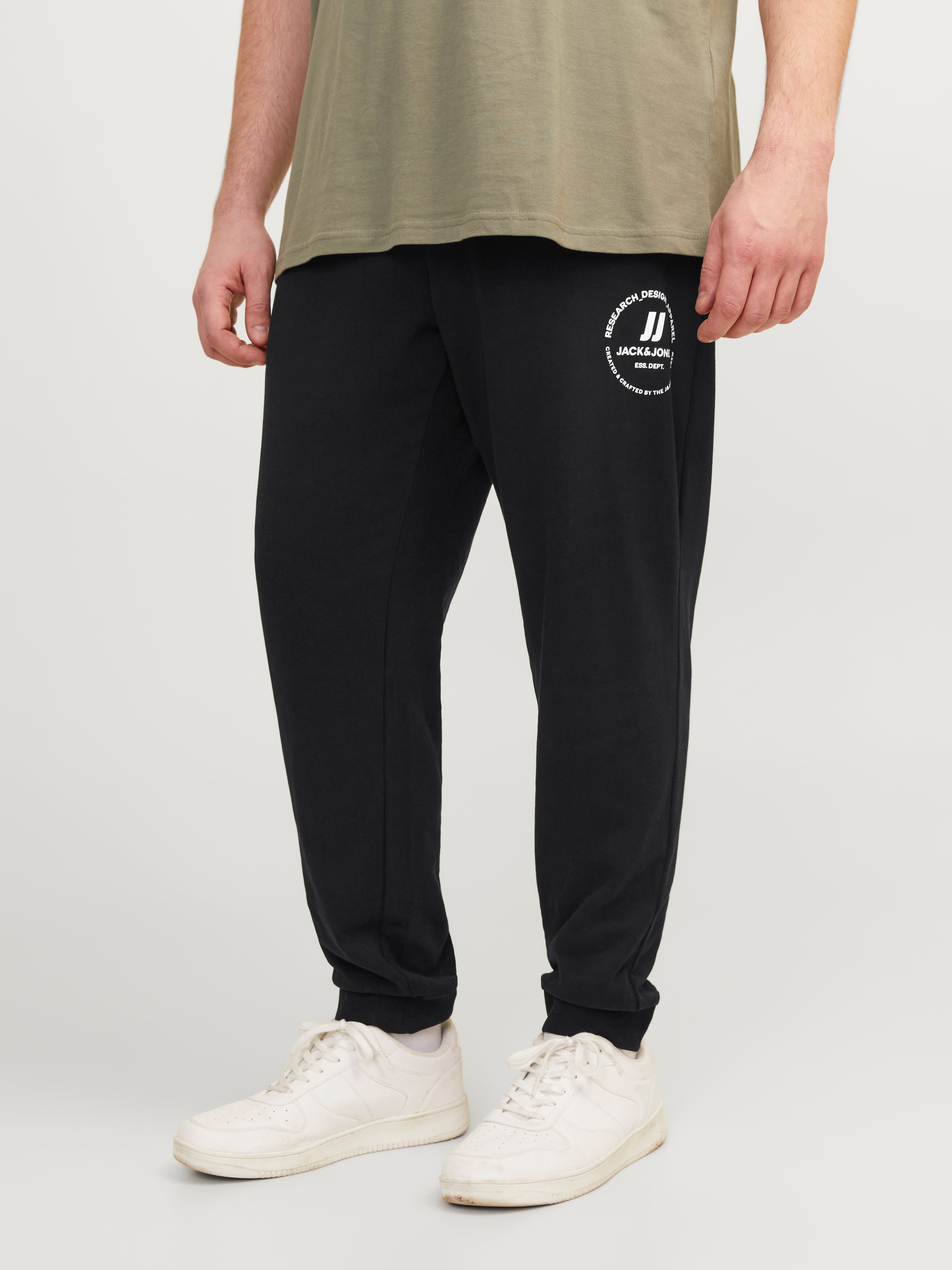 Jack & Jones Plus Size Regular Fit Joggers - 12253887