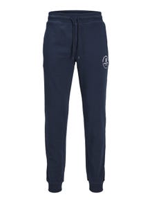 Jack & Jones Plus Size Regular Fit Spodnie dresowe -Navy Blazer - 12253887