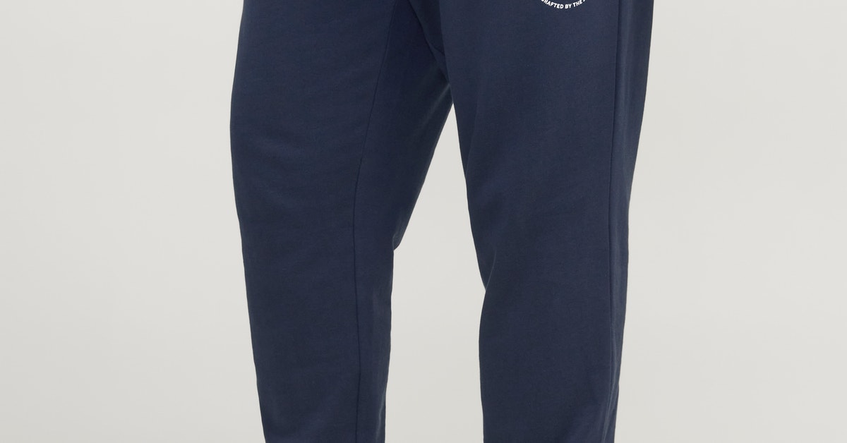 Pantalon De Jogging Jack & Jones Regular Fit - Coton 100% - Taille Élastique Avec Cordon - Coupe Confortable