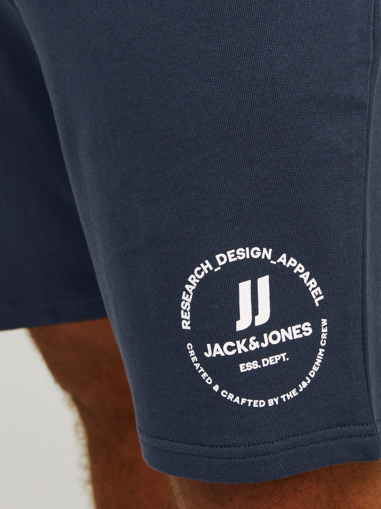 Jack & Jones Plus Comfort Fit Kraťasy na potění -Navy Blazer - 12253888