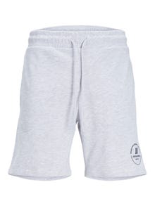 Jack & Jones Plus Size Comfort Fit Sweat shorts -White Melange - 12253888