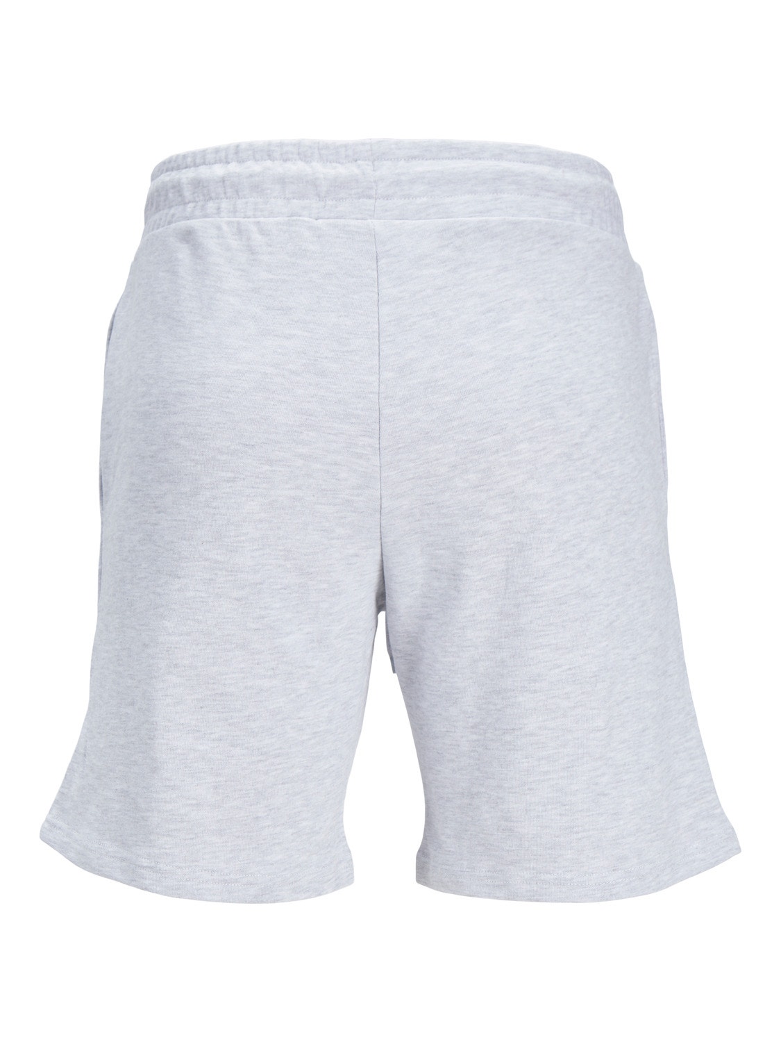 Jack & Jones Plus Size Comfort Fit Sweat-Shorts -White Melange - 12253888
