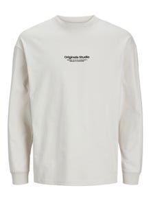 Jack & Jones Nadruk T-shirt Dla chłopców -Moonbeam - 12253958