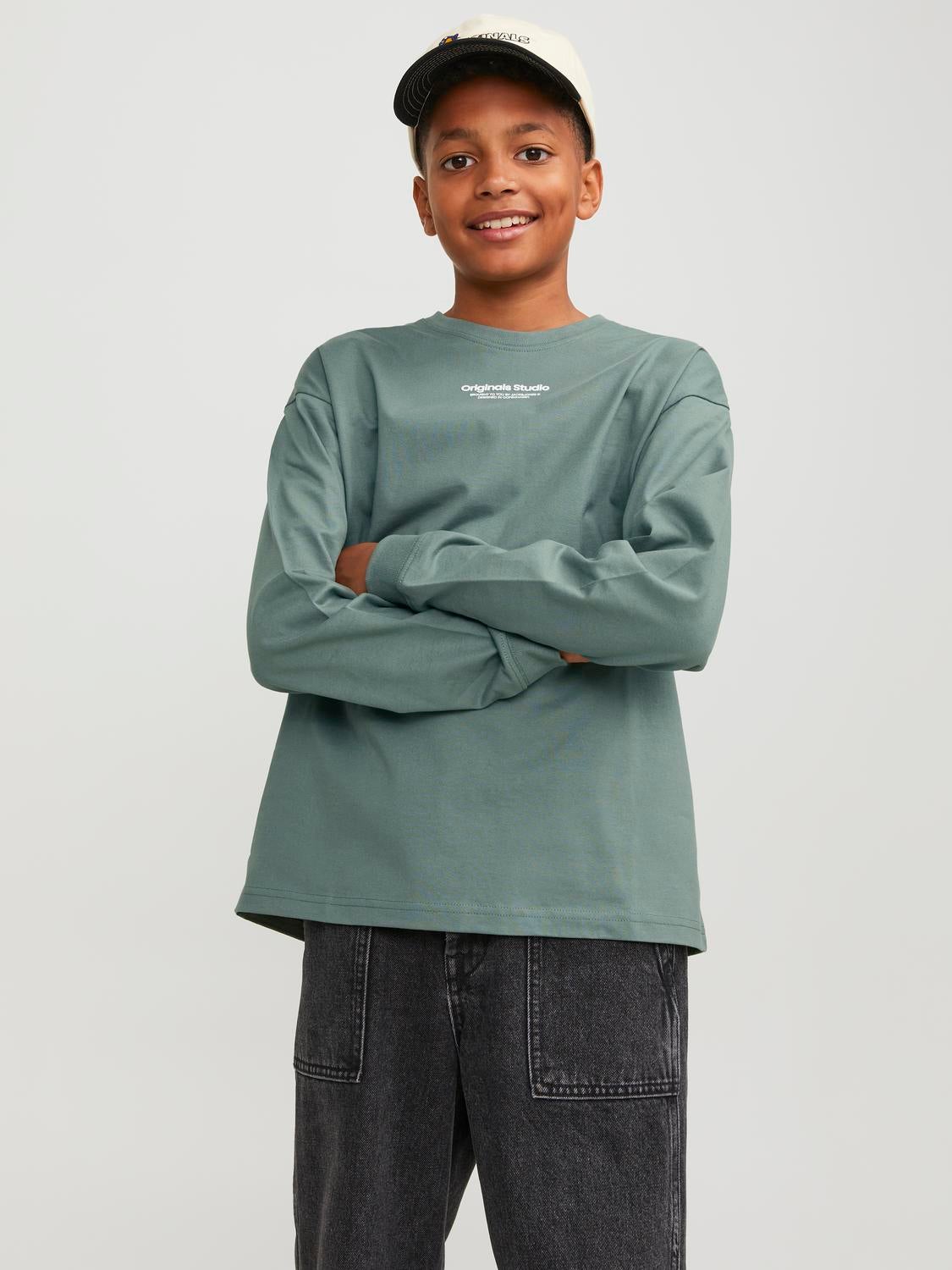 T-shirt Imprimé Pour Les Garçons - Jack & Jones - Modalova