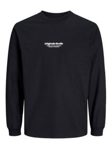 Jack & Jones Trykk T-skjorte For gutter -Black - 12253958