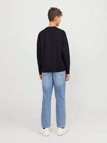 Jack & Jones Bedrukt Longsleeved T-shirt Junior -Black - 12253958