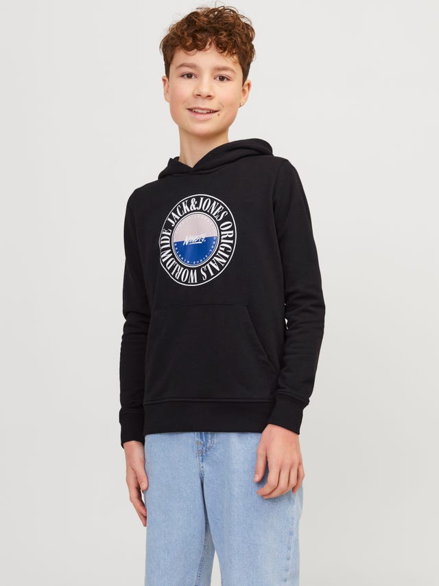 Jack & Jones Printed Hoodie For boys - 12253959