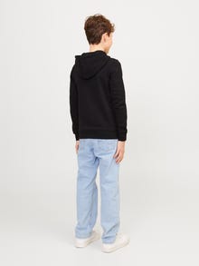 Jack & Jones Trükitud Kapuutsiga pusa Junior -Black - 12253959