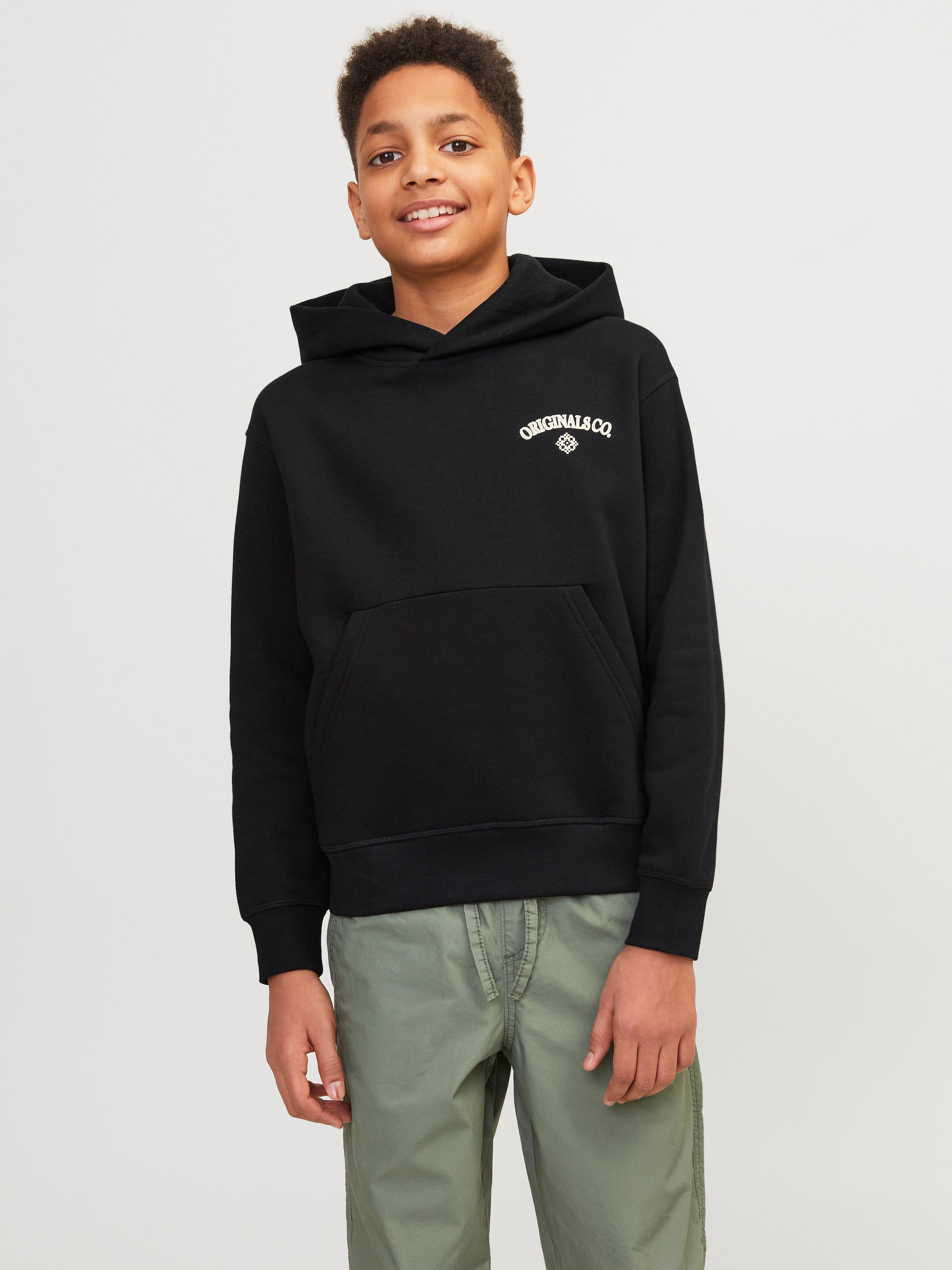 Sweat À Capuche Imprimé Pour Les Garçons - Jack & Jones - Modalova