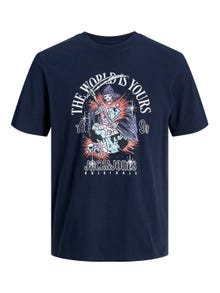 Jack & Jones Nadruk T-shirt Dla chłopców -Sky Captain - 12253965