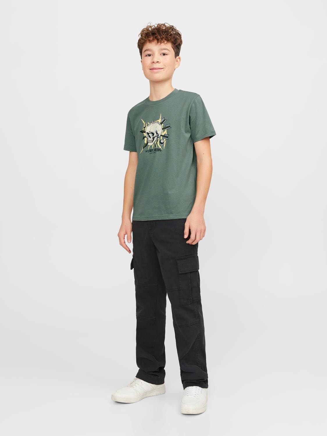Jack & Jones T-shirt Estampar Para meninos -Laurel Wreath - 12253965