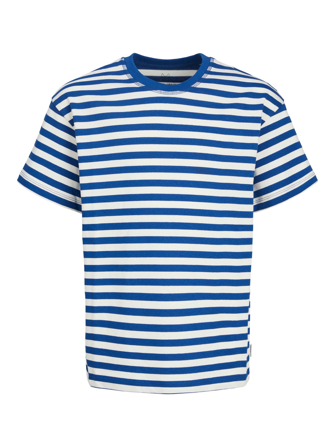 Jack & Jones Stripete T-skjorte For gutter -True Blue - 12253966